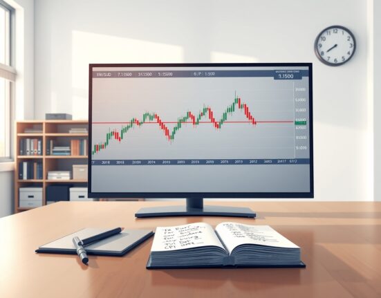 EUR/USD forex chart analysis showing rebound from 1.1500 ahead of Federal Reserve interest rate decision.