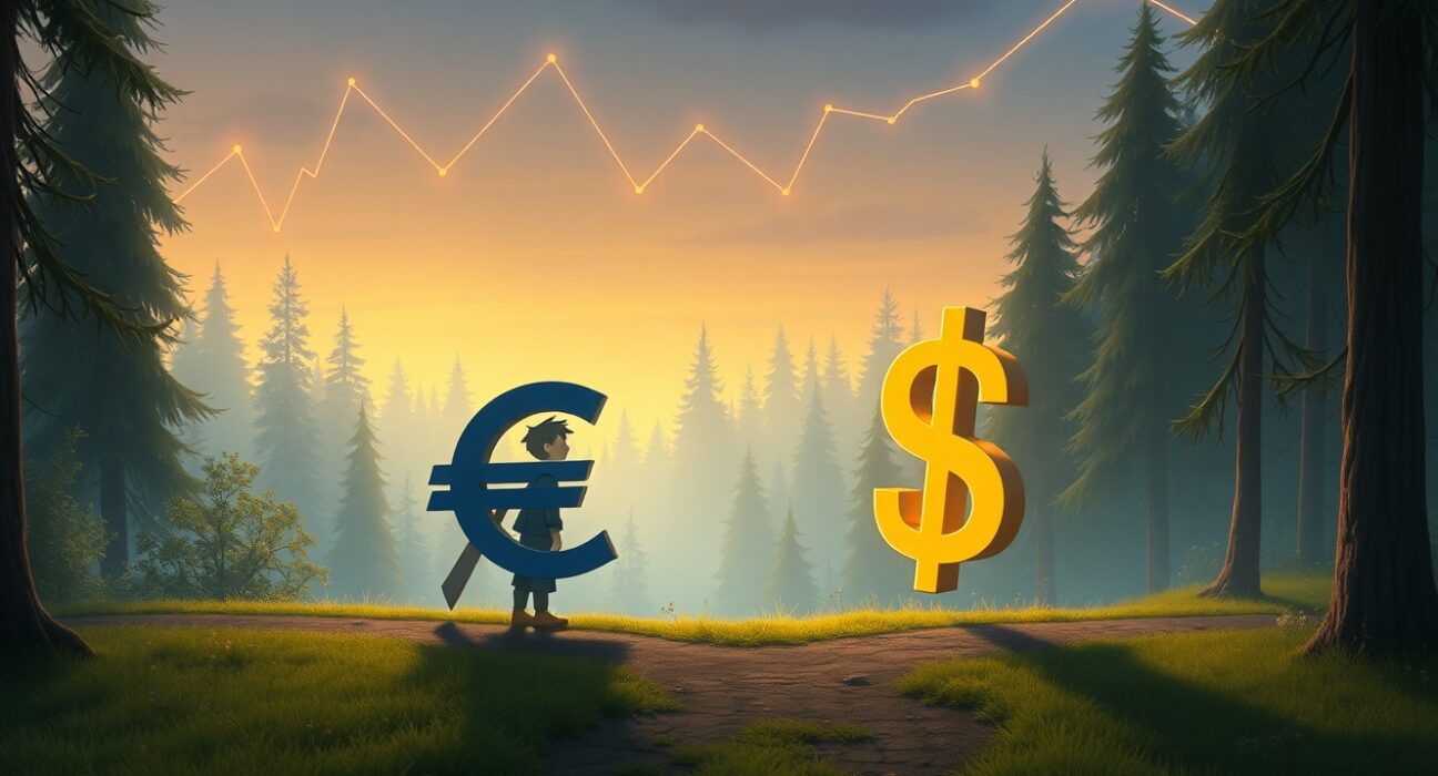 EUR/USD technical analysis showing recovery from one-month low as US dollar weakens