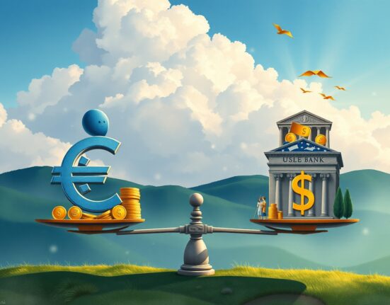 EUR/USD forex pair analysis showing impact of strong US jobs data and Federal Reserve policy.