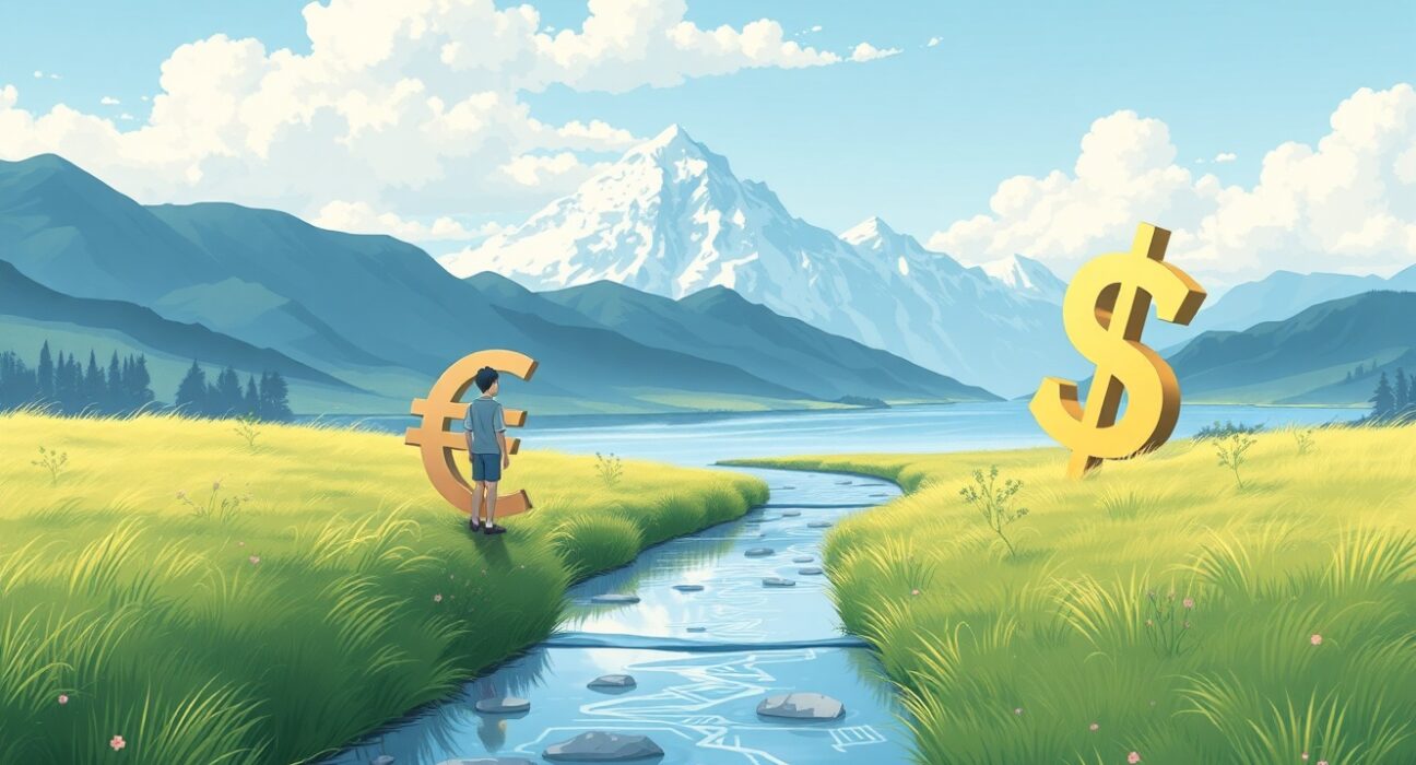 EUR/USD currency pair analysis before US payrolls data release showing market anticipation