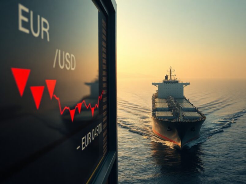 EUR/USD Retreats as Oil Prices Surge on Renewed Hormuz Strait Tensions