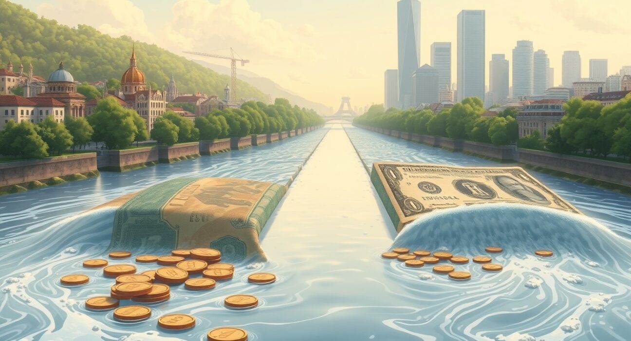 Technical analysis of EUR/USD currency pair showing unexpected stability against US Dollar strength in 2025 forex markets