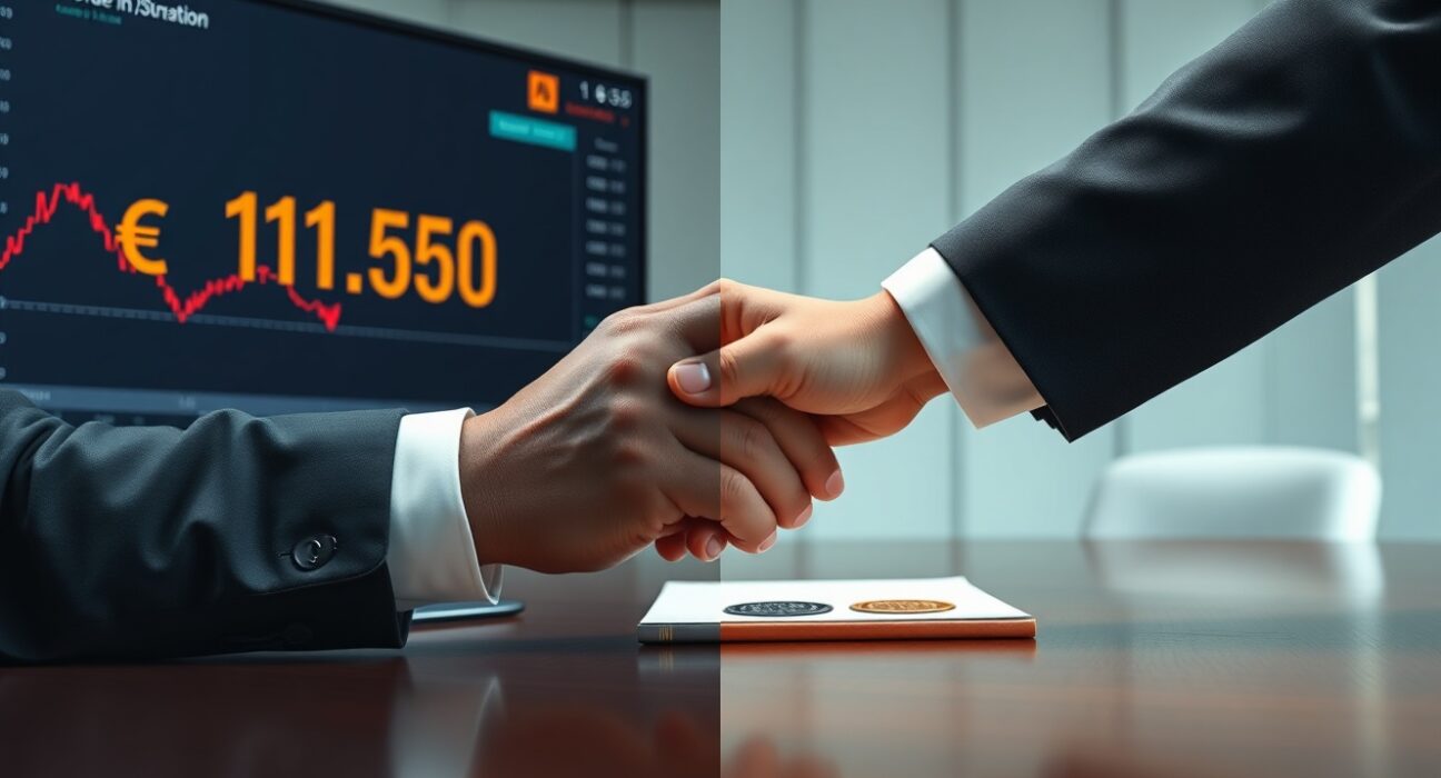 EUR/USD forex analysis showing price stability amid US and Iran diplomatic talks.