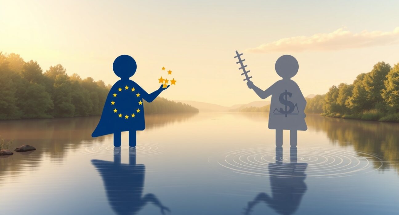 EUR/USD currency pair analysis showing key support level ahead of major economic data releases.