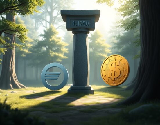 EUR/USD currency pair finding technical support at the 1.1750 level in forex market analysis