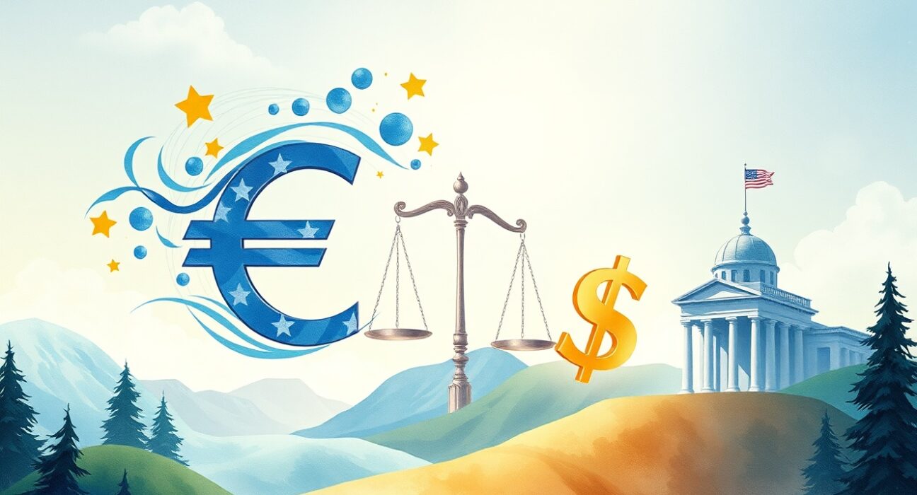 EUR/USD currency pair analysis showing impact of Supreme Court tariff decision and Federal Reserve policy statements