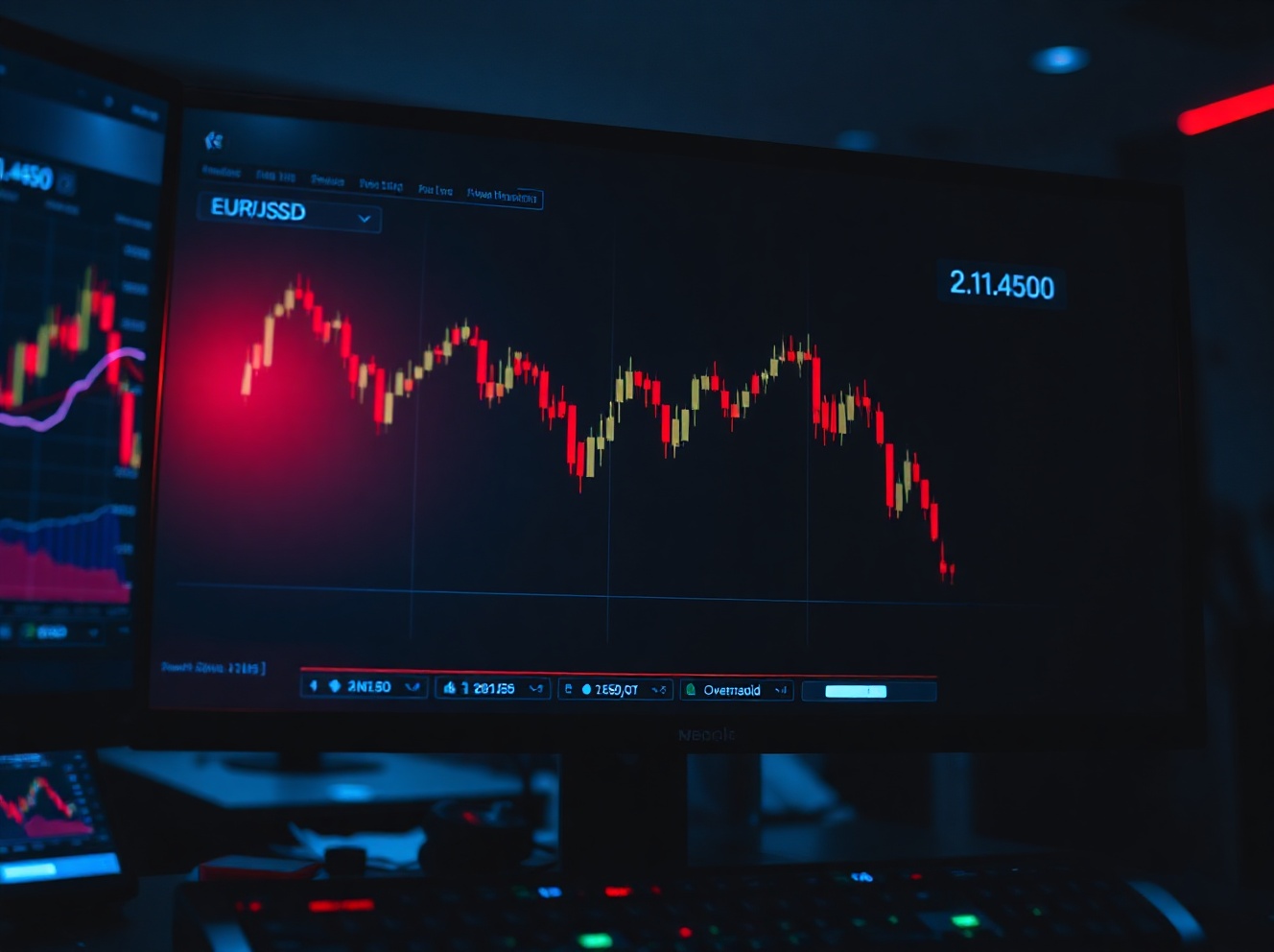 EUR/USD Slides Below 1.1450 as Oversold RSI Signals Caution