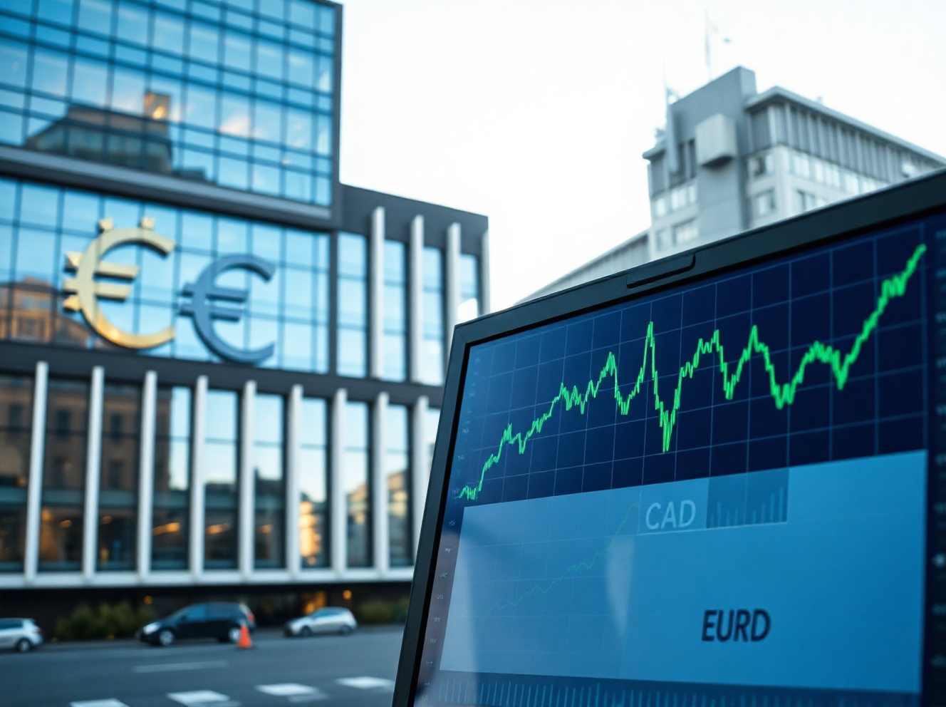 Euro Advances Against Canadian Dollar on ECB Hawkish Stance and Falling Oil Prices