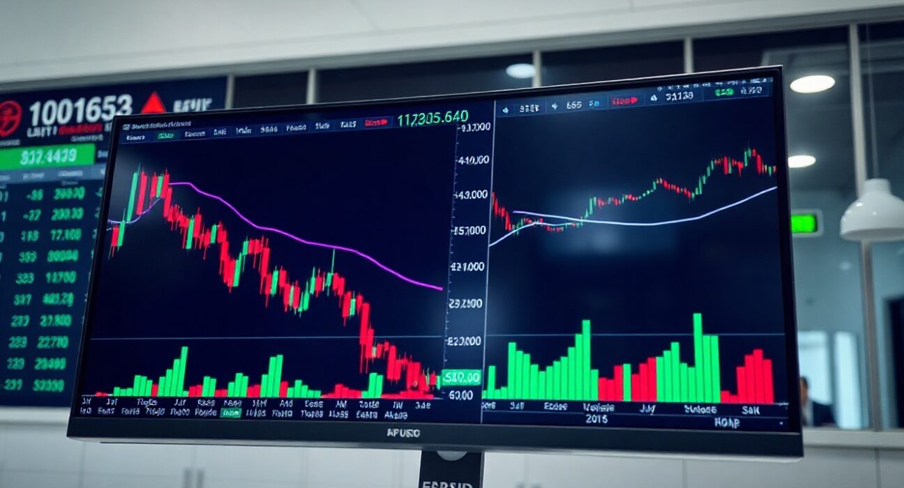 EUR/USD exchange rate chart showing euro appreciation against US dollar