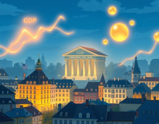 Euro area economic analysis showing GDP exceeding potential growth driving inflation pressures