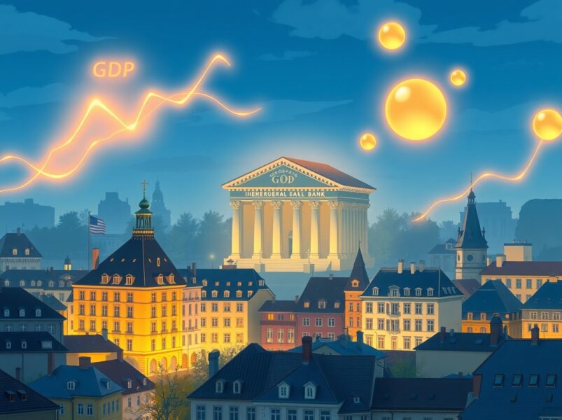 Euro area economic analysis showing GDP exceeding potential growth driving inflation pressures