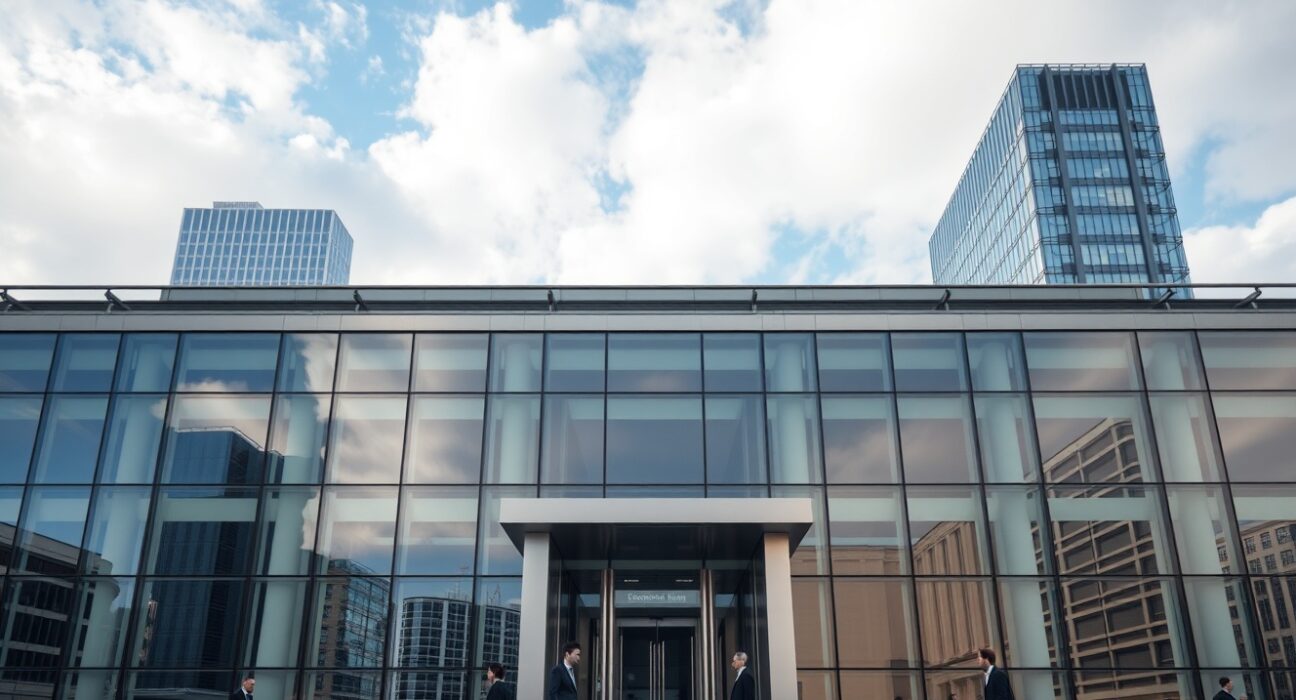 European Central Bank building representing Euro area economic resilience and monetary policy analysis