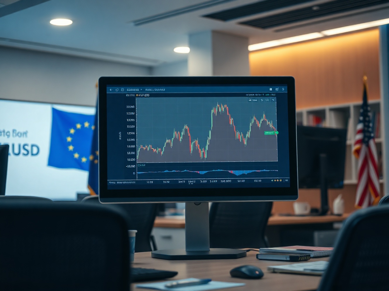 Euro Holds Steady Against Dollar as Volatility Drops, ING Says
