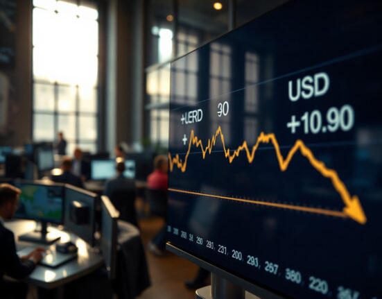 EUR/USD exchange rate chart showing a reversal from a two-day high after soft US CPI data