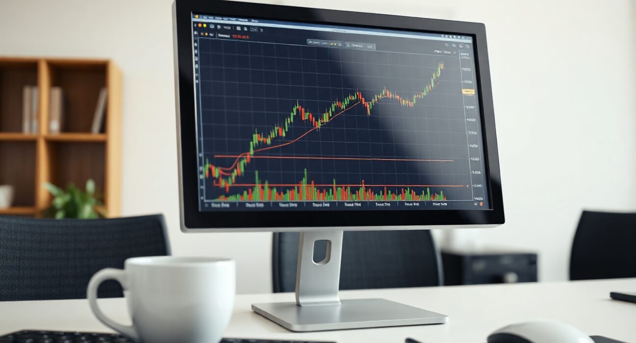 Euro holds steady as US CPI data meets expectations, forex chart on screen