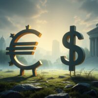 ECB analysis shows euro strength reflects dollar weakness with potential political drivers in currency markets