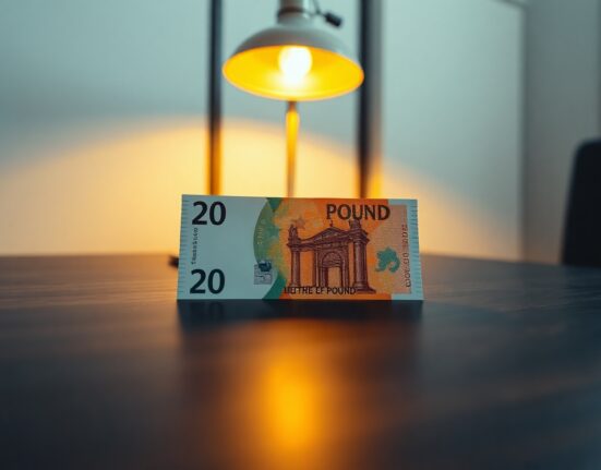 Euro and British Pound banknotes on a desk, symbolizing currency market dynamics and the Euro's recent weakness.