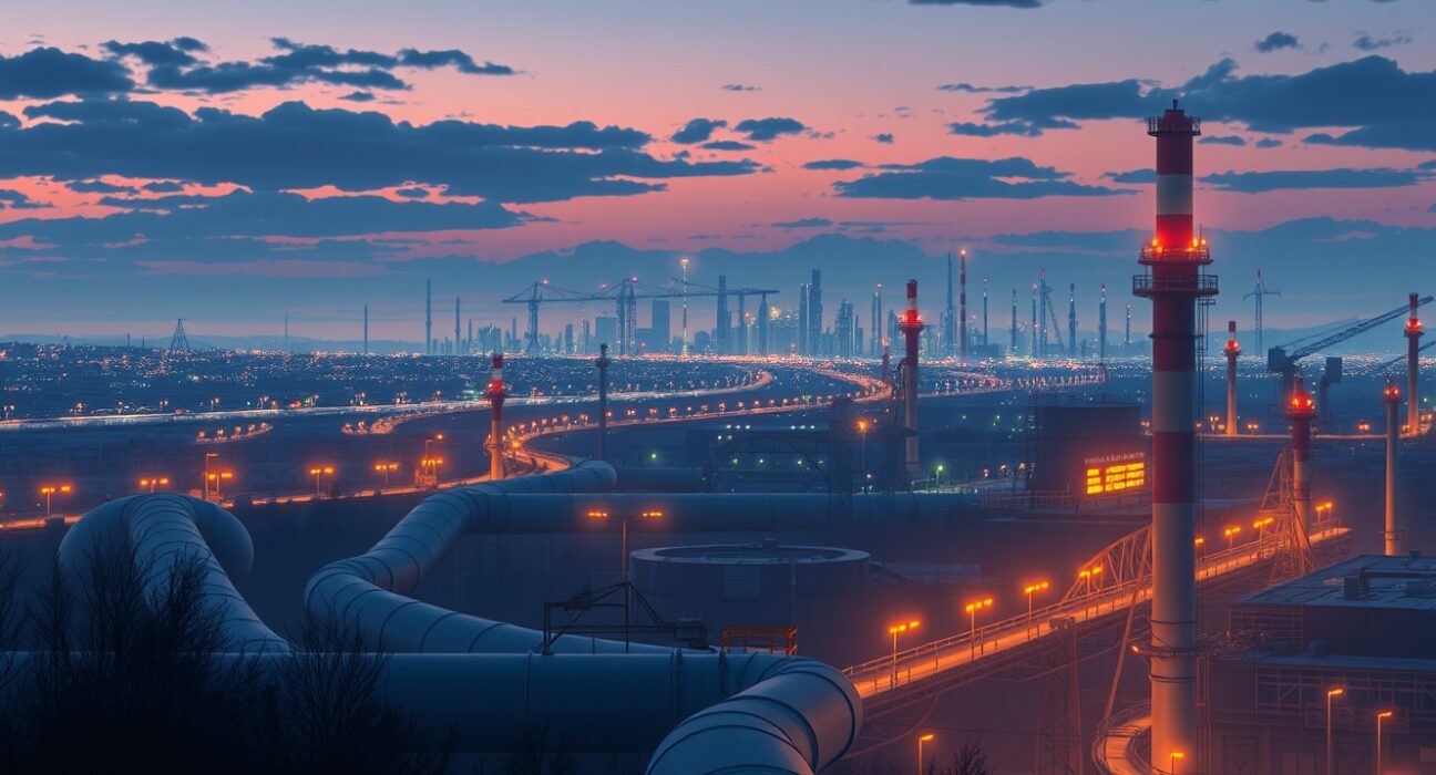 European gas market analysis showing supply risks and price volatility implications