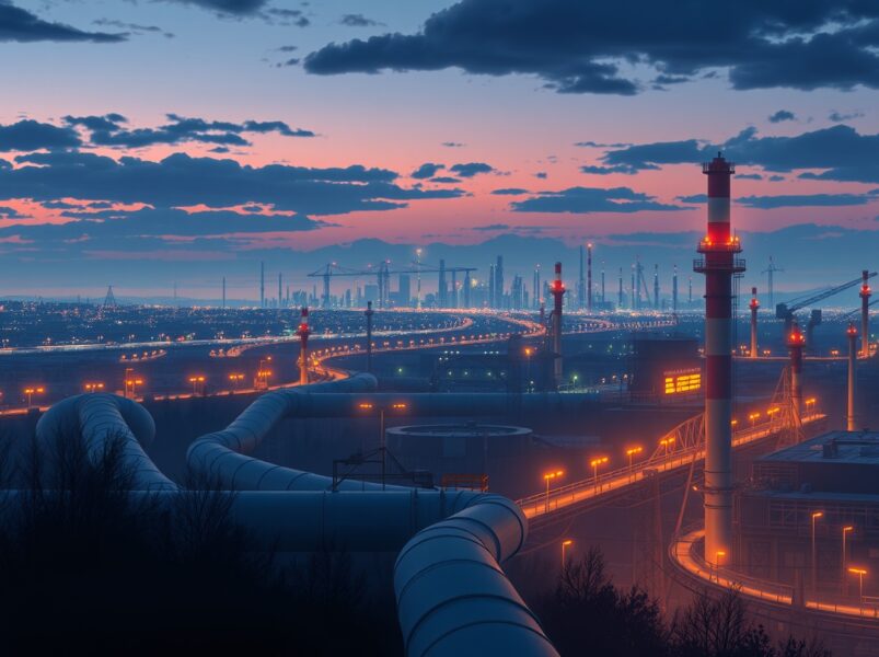 European gas market analysis showing supply risks and price volatility implications