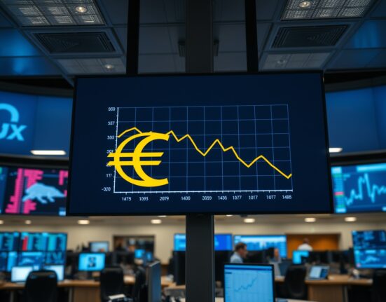 Eurozone CFTC EUR net positions chart showing decline to -72.4K