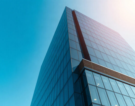 Corporate building exterior symbolizing Evernorth's Nasdaq listing preparation