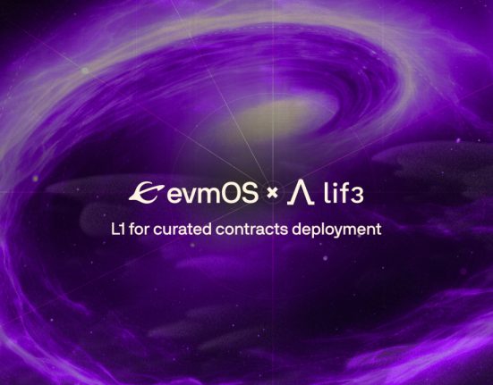 Lif3.com partners with evmOS to deploy "Lif3 Chain," first Layer-1 solution with curated DeFi contracts