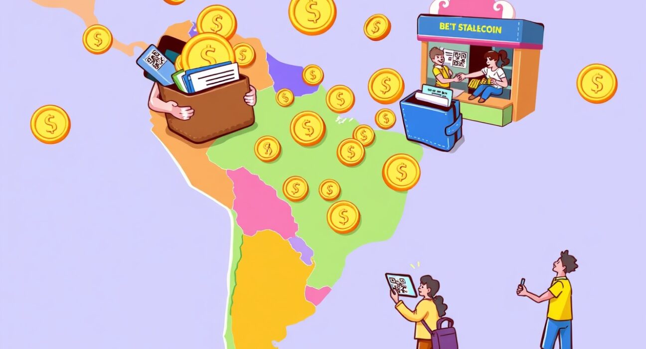 Exodus expanding stablecoin payments across Latin America with digital wallet transactions and QR code payments