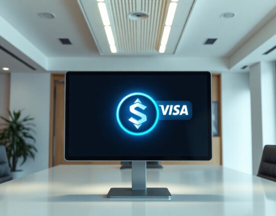 Exodus XO Cash stablecoin digital wallet interface with Solana and Visa branding