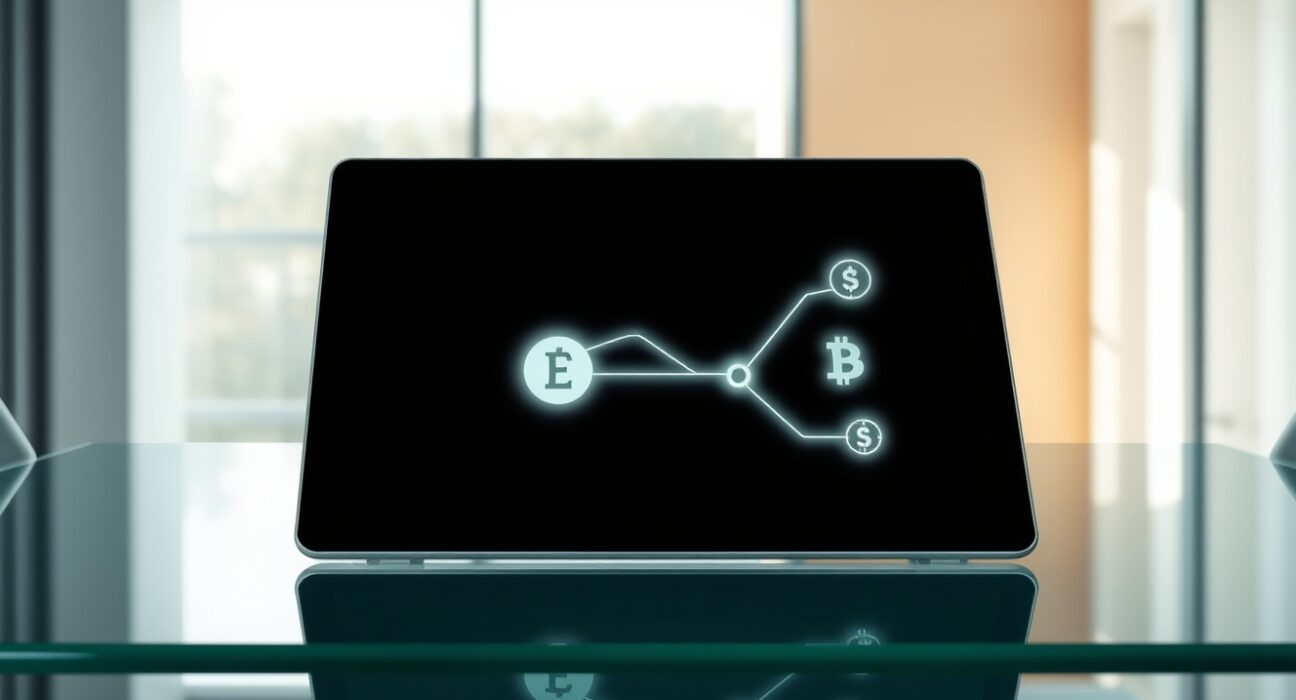 F2Pool founder's strategic ETH transaction from Binance to Aave visualized on a professional financial tablet.