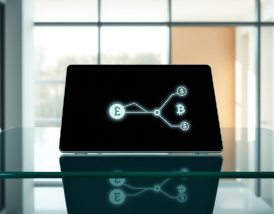 F2Pool founder's strategic ETH transaction from Binance to Aave visualized on a professional financial tablet.