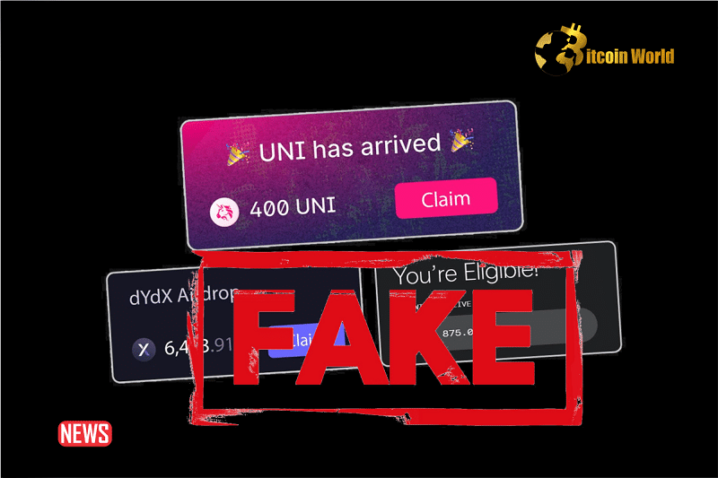 Beware! Fraudulent Uniswap Airdrop Campaign Targeting DeFi Users, Here’s How To Stay Safe
