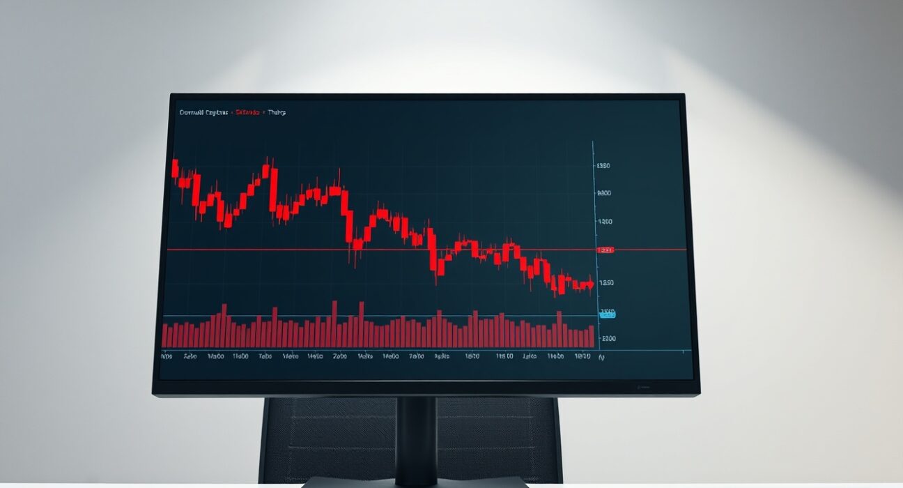 Analysis of FARTCOIN price manipulation showing dramatic market decline on trading charts