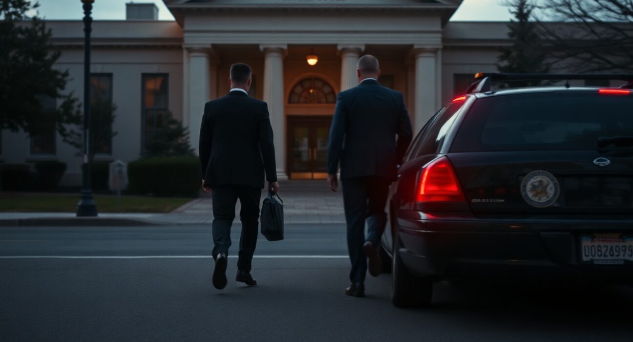 FBI agent escorted outside federal courthouse in connection with cryptocurrency theft charges
