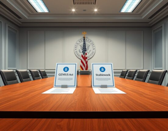 FDIC boardroom documents for GENIUS Act stablecoin regulation meeting