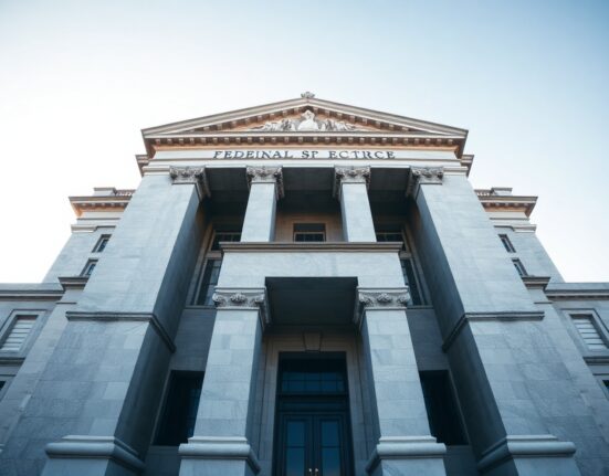 Federal Reserve building in Washington, D.C., representing the central bank's policy stance on the labor market.