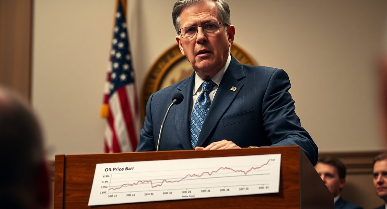 Federal Reserve Vice Chair Michael Barr warning about Iran oil price shock and inflation risks.