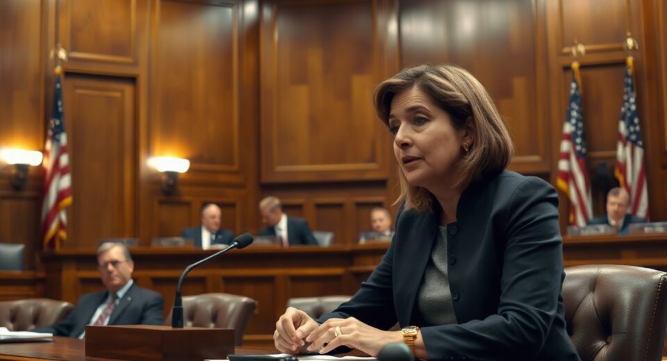 Federal Reserve Vice Chair Michelle Bowman testifying at a House Financial Services Committee hearing on digital asset regulation.