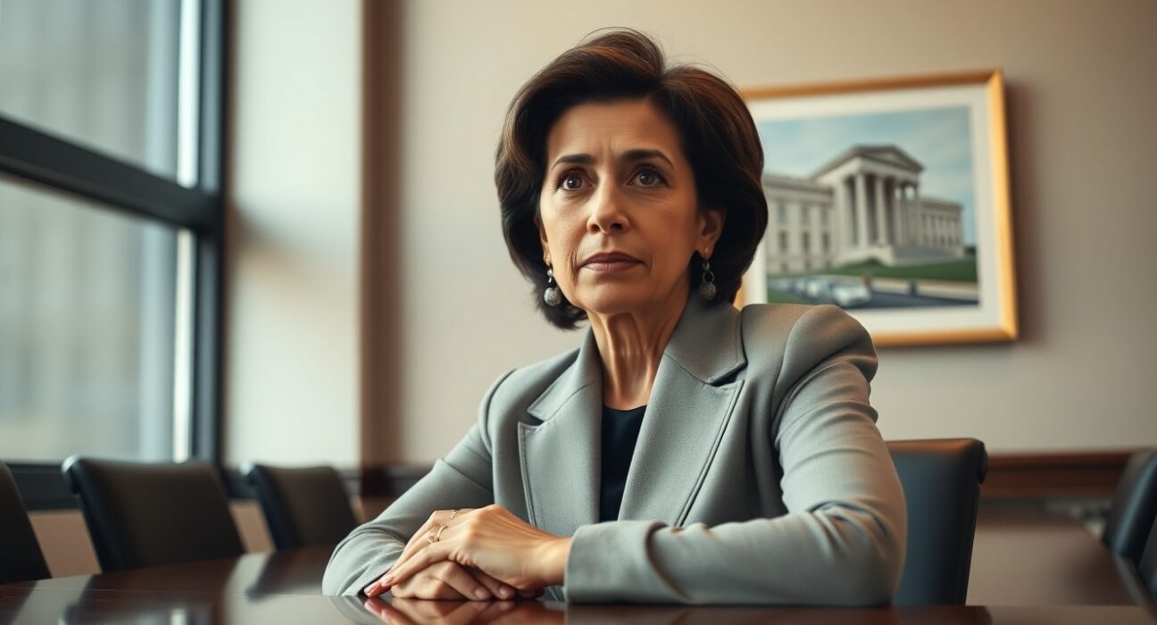 Federal Reserve Vice Chair Michelle Bowman discussing monetary policy and interest rate forecasts.