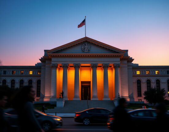 Federal Reserve building analysis of inflation risks and monetary policy decisions