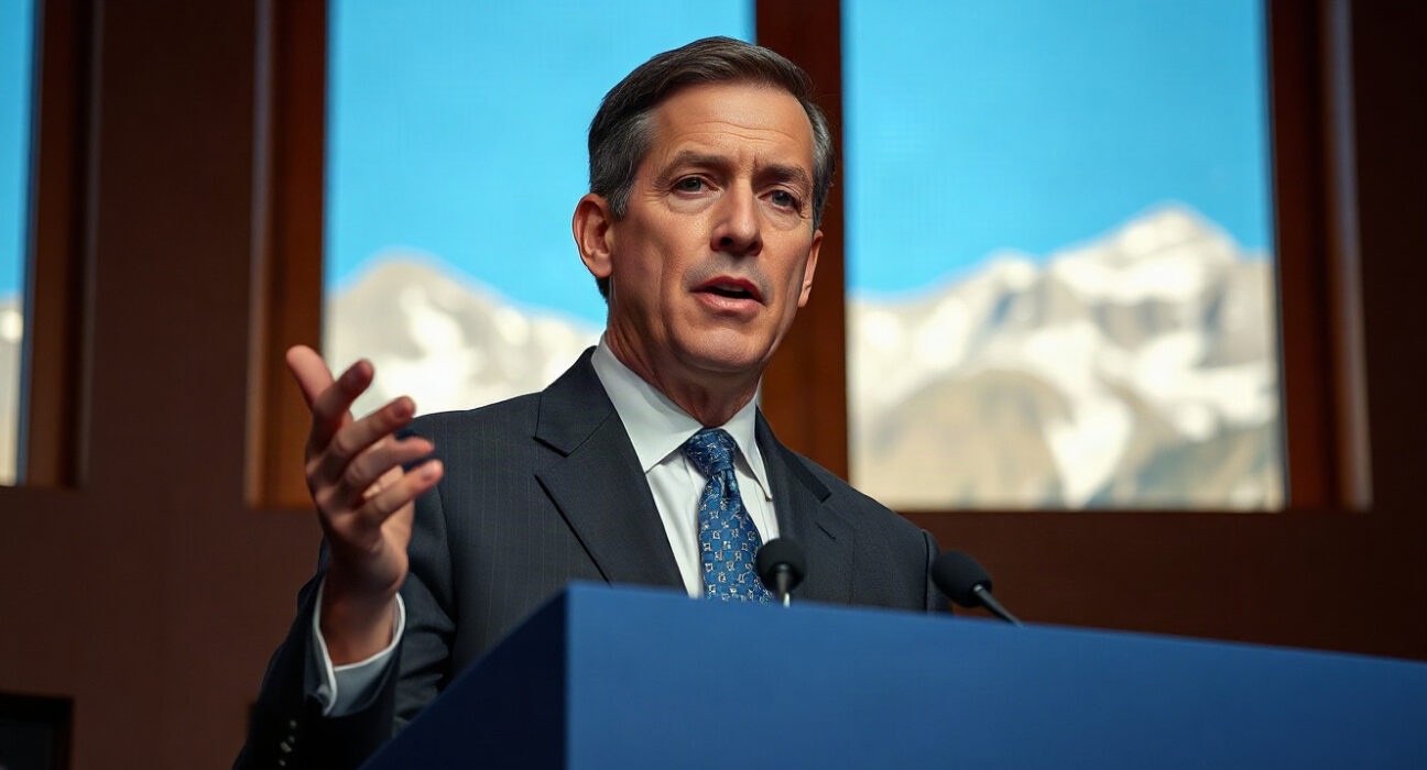 Federal Reserve Chair Kevin Warsh speaking at Jackson Hole symposium