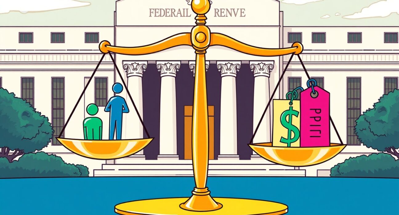 Federal Reserve balancing December rate cut decision between employment and inflation concerns