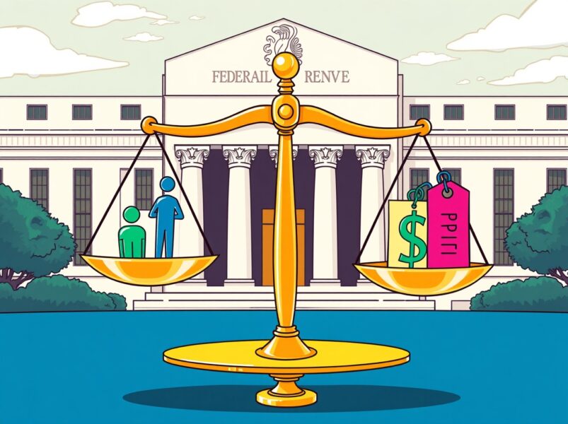 Federal Reserve balancing December rate cut decision between employment and inflation concerns