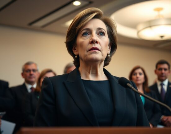 Federal Reserve President Mary Daly discussing inflation and monetary policy at press conference
