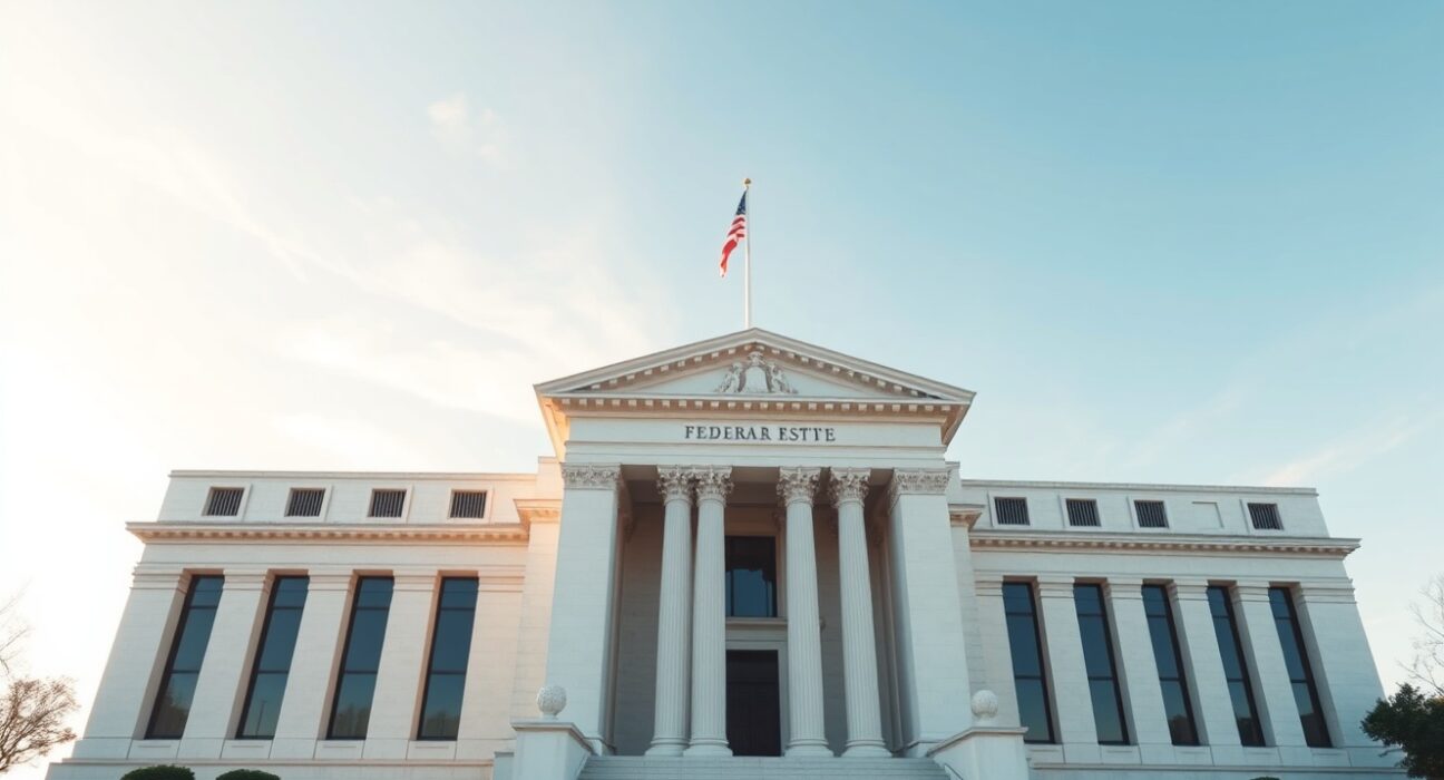 Federal Reserve building in Washington D.C. representing the Fed data-dependent path toward neutral rate policy