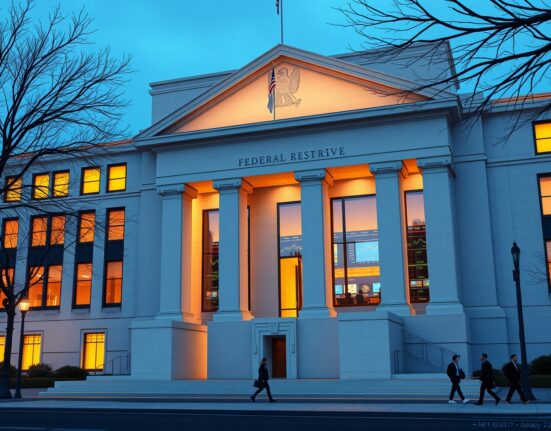 Federal Reserve building analysis during energy market volatility and economic policy decisions