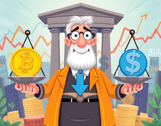 Federal Reserve governor considering interest rate cut decision affecting cryptocurrency markets