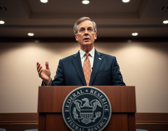 Federal Reserve Governor Christopher Waller discussing U.S. dollar reserve currency status at economic conference