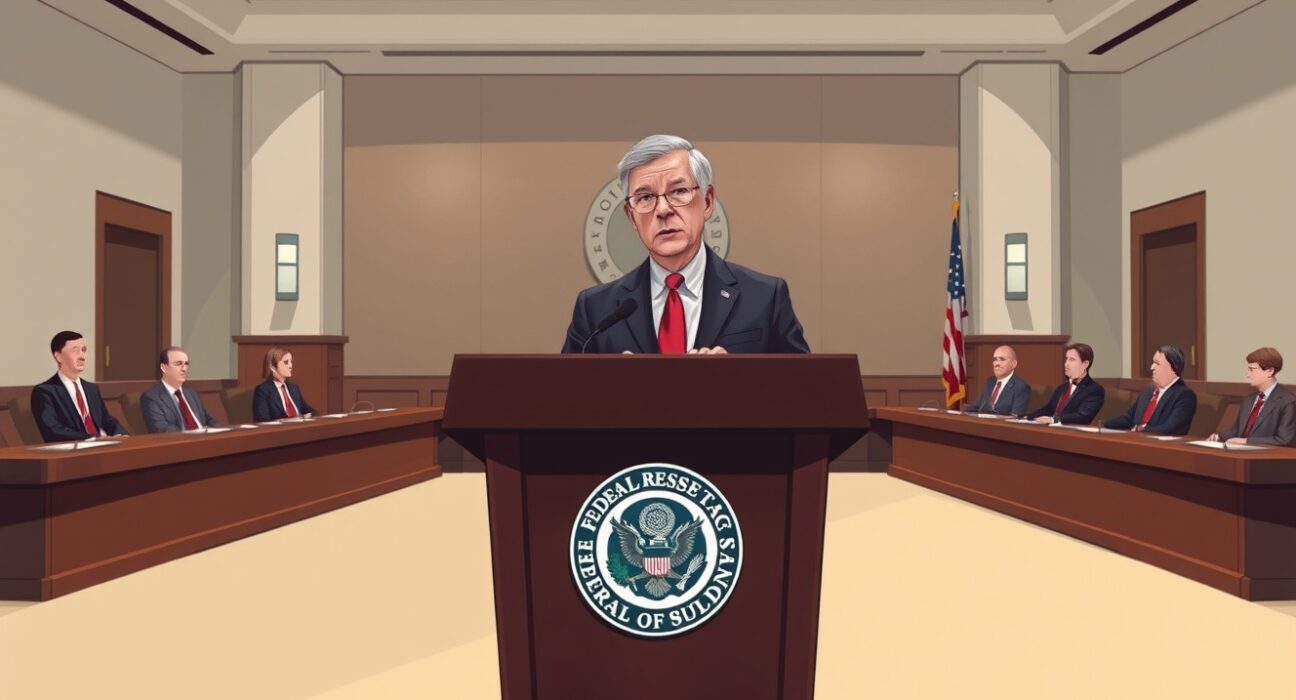 Federal Reserve Chair Jerome Powell announces steady interest rates amid persistent inflation concerns