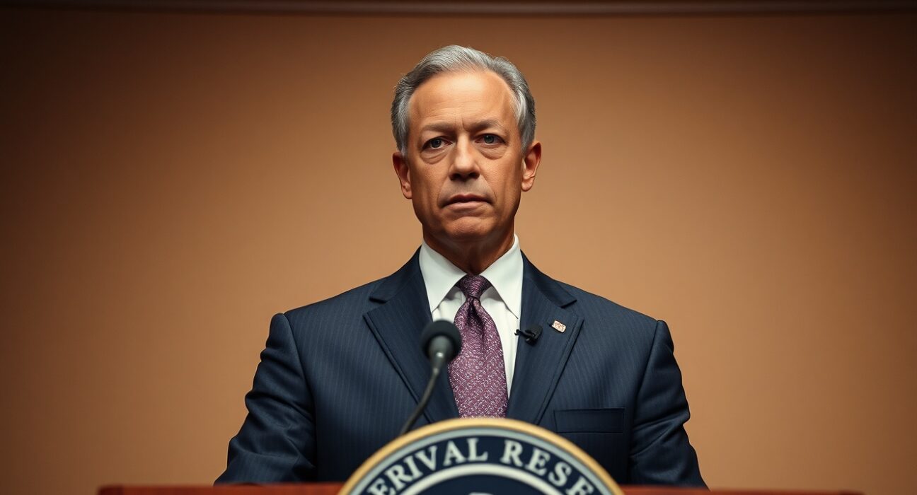 Federal Reserve Governor Philip Jefferson discussing inflation risks from geopolitical tensions.