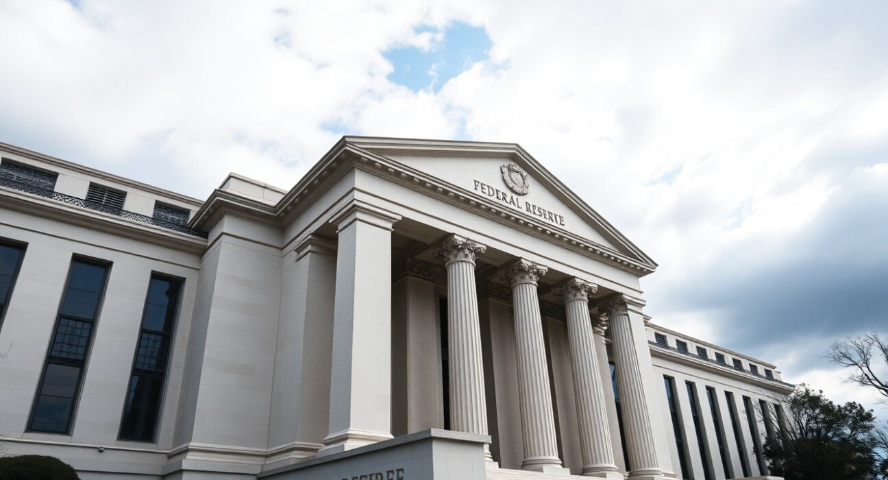 Federal Reserve building in Washington D.C. symbolizing Fed leadership uncertainty shaping Dollar outlook, as analyzed by DBS.